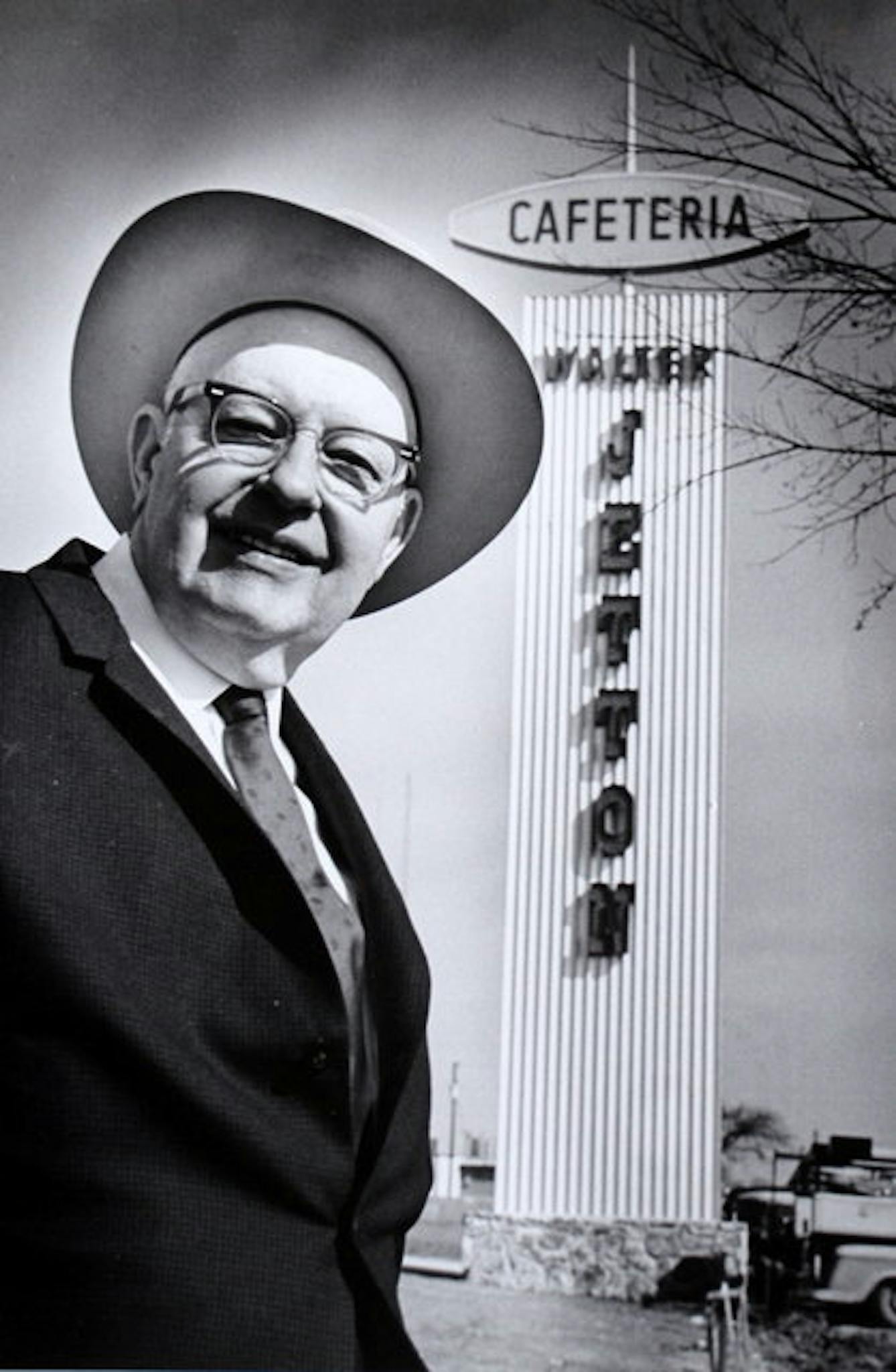 Walter Jetton in his Stetson and apron